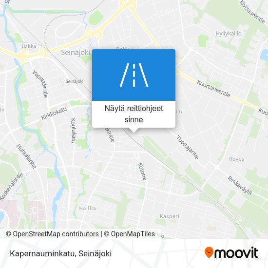 Kapernauminkatu kartta