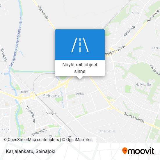 Karjalankatu kartta