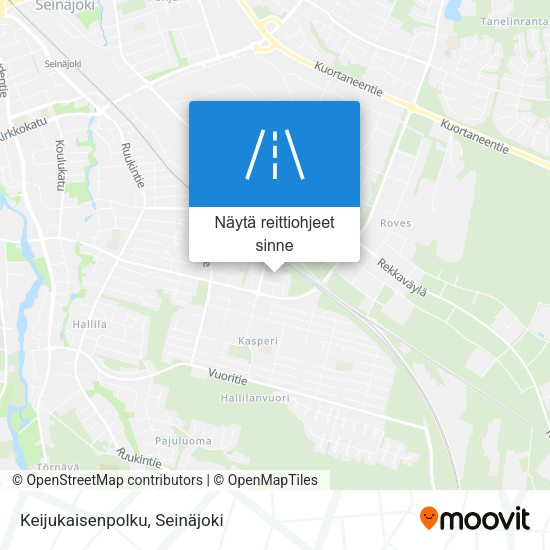 Keijukaisenpolku kartta
