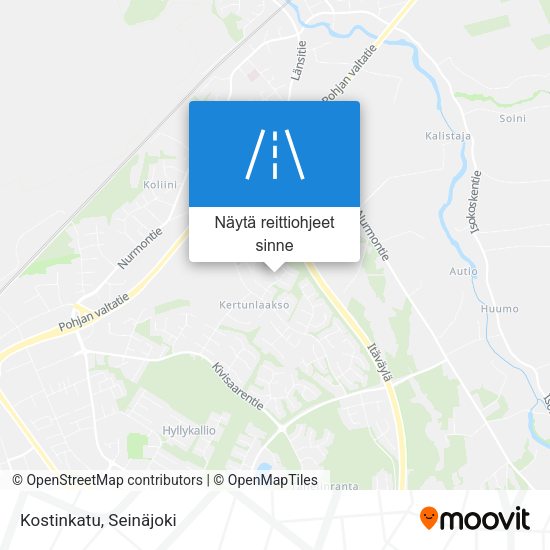 Kostinkatu kartta