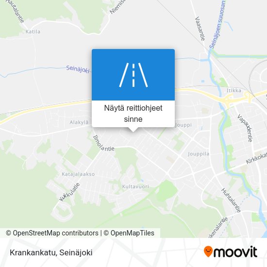 Krankankatu kartta