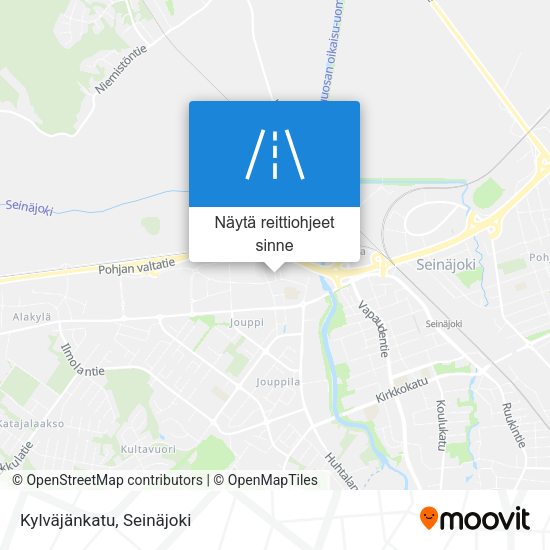 Kylväjänkatu kartta