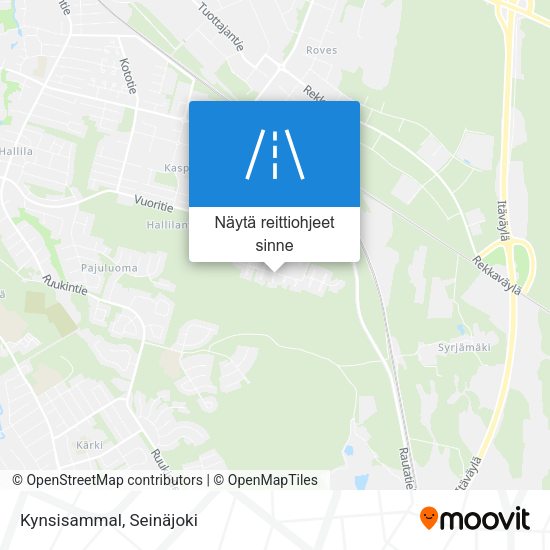 Kynsisammal kartta