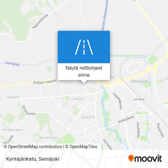 Kyntäjänkatu kartta