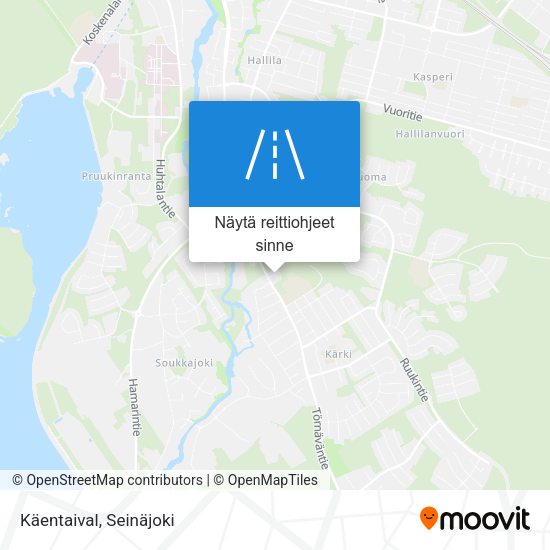 Käentaival kartta