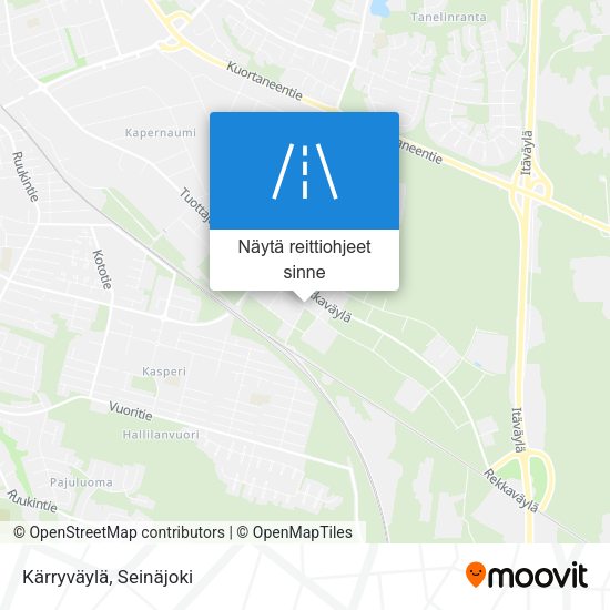Kärryväylä kartta