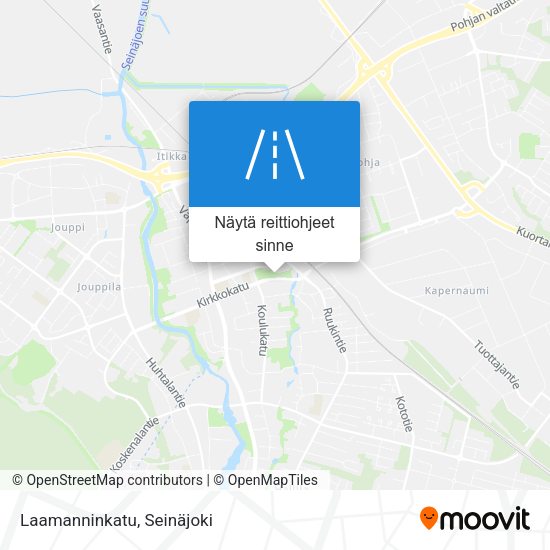 Laamanninkatu kartta
