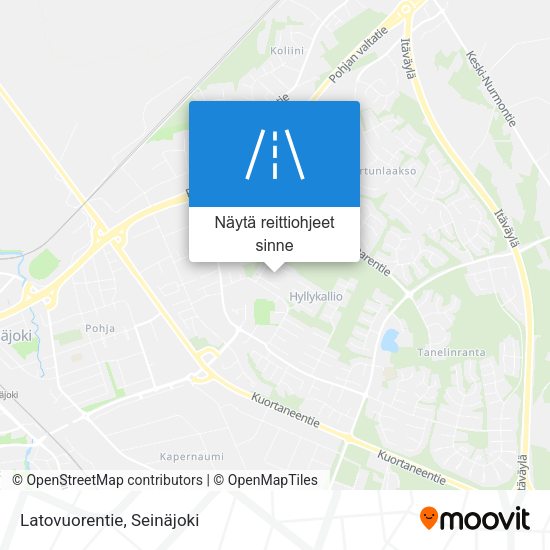 Latovuorentie kartta