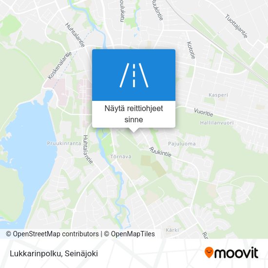 Lukkarinpolku kartta