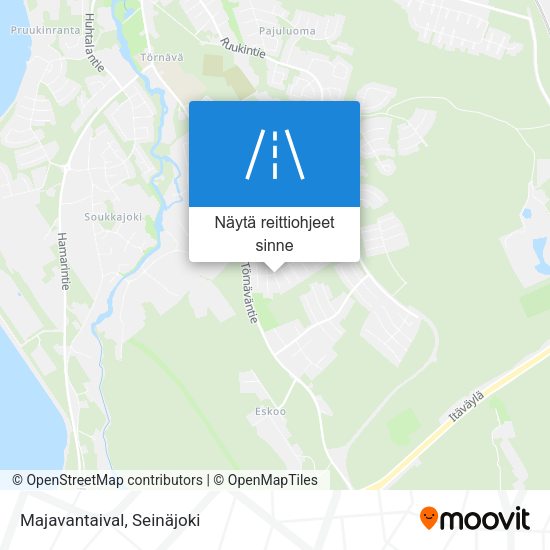 Majavantaival kartta
