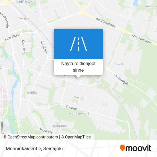 Menninkäisentie kartta
