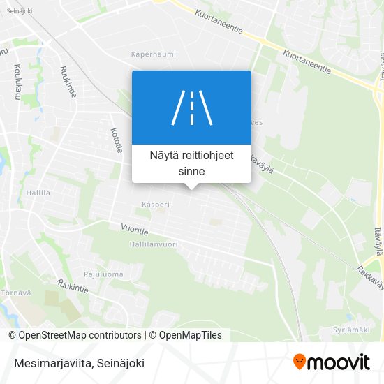 Mesimarjaviita kartta