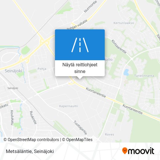 Metsäläntie kartta