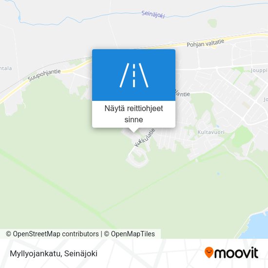 Myllyojankatu kartta