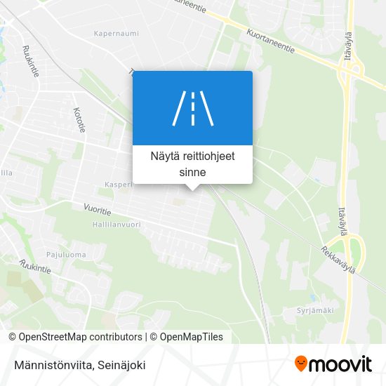Männistönviita kartta