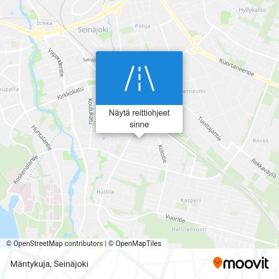 Mäntykuja kartta