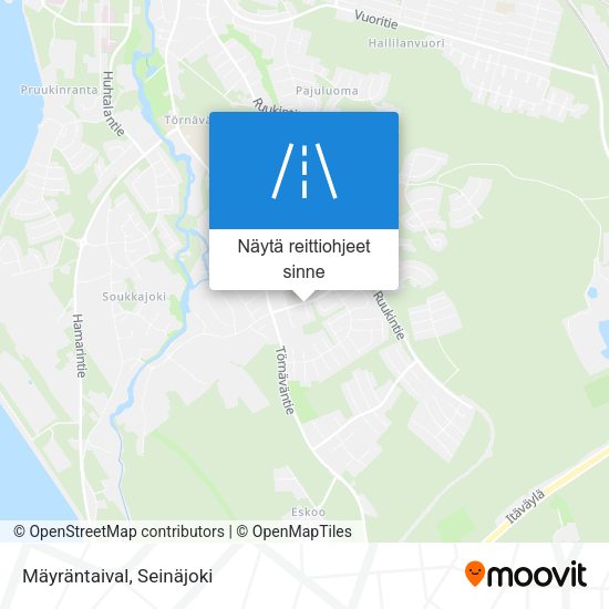 Mäyräntaival kartta