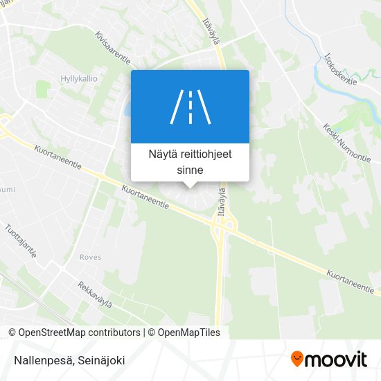 Nallenpesä kartta