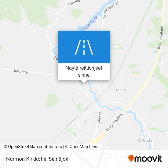 Nurmon Kirkkotie kartta