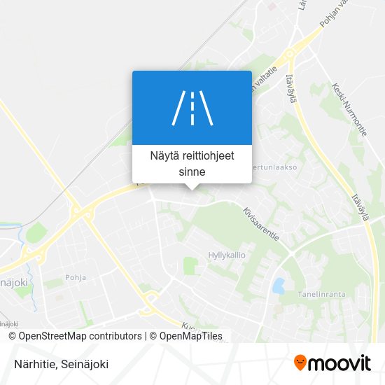 Närhitie kartta