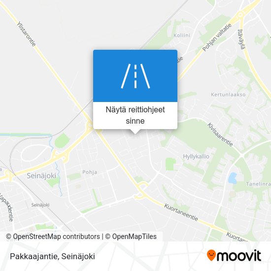 Pakkaajantie kartta