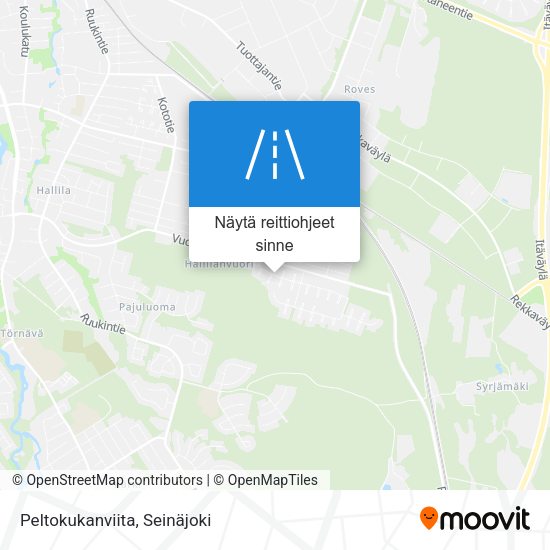 Peltokukanviita kartta