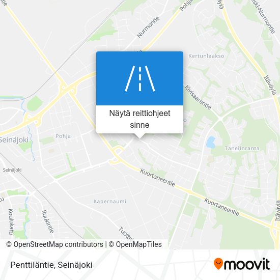 Penttiläntie kartta