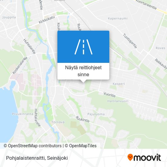 Pohjalaistenraitti kartta