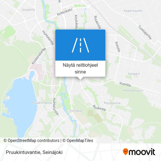 Pruukintuvantie kartta