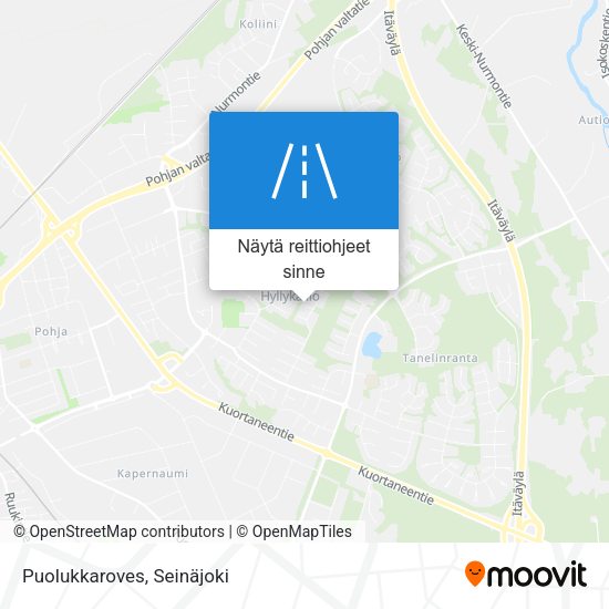 Puolukkaroves kartta