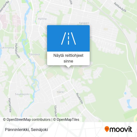 Pänninlenkki kartta