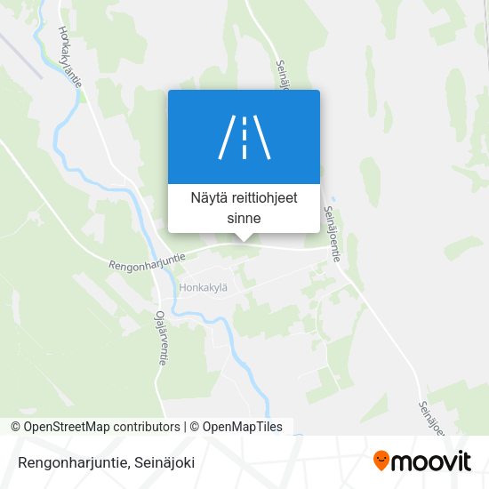 Rengonharjuntie kartta