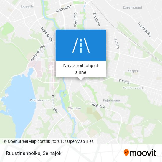 Ruustinanpolku kartta