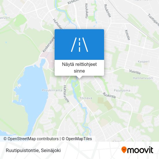 Ruutipuistontie kartta