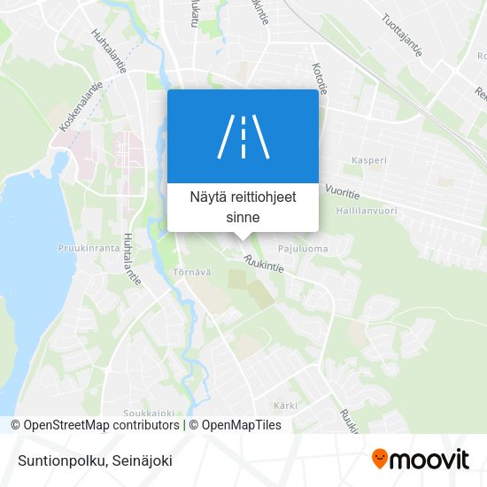 Suntionpolku kartta