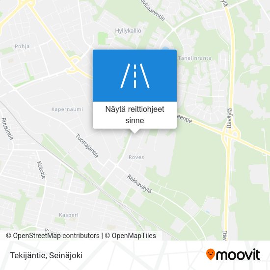 Tekijäntie kartta