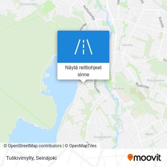 Tulikivimylly kartta