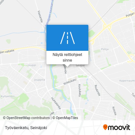 Työväenkatu kartta