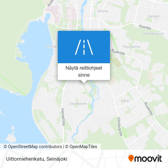 Uittomiehenkatu kartta