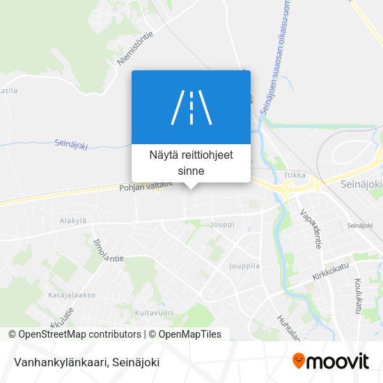 Vanhankylänkaari kartta