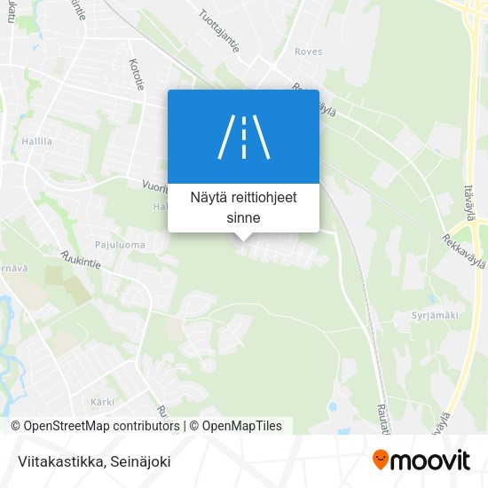Viitakastikka kartta