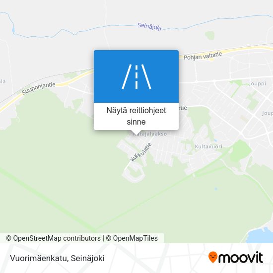 Vuorimäenkatu kartta