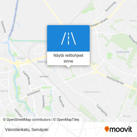 Väinölänkatu kartta