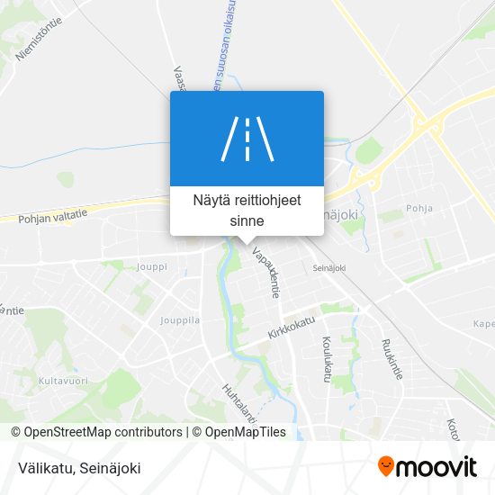 Välikatu kartta