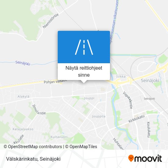 Välskärinkatu kartta
