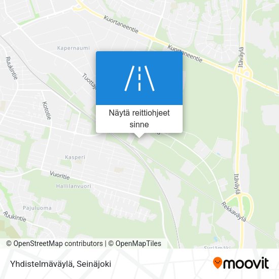 Yhdistelmäväylä kartta