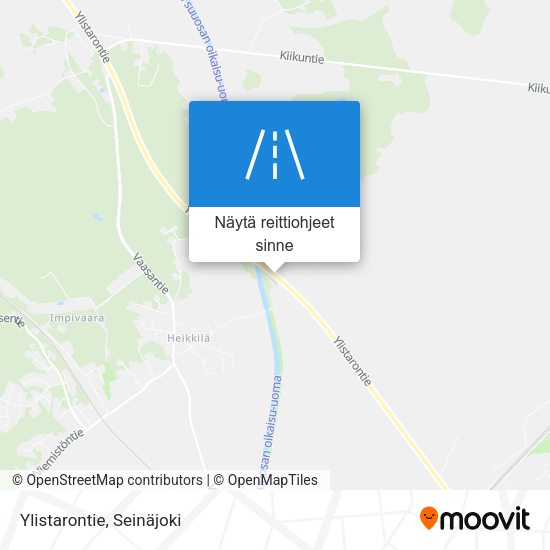 Ylistarontie kartta