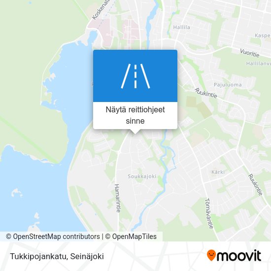 Tukkipojankatu kartta