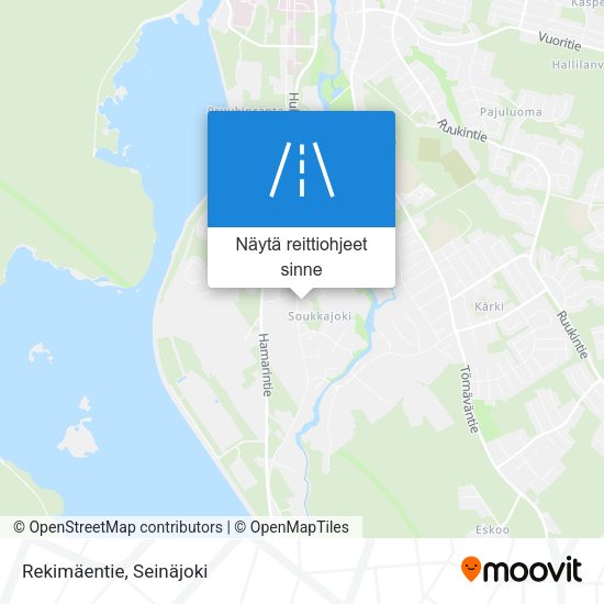 Rekimäentie kartta
