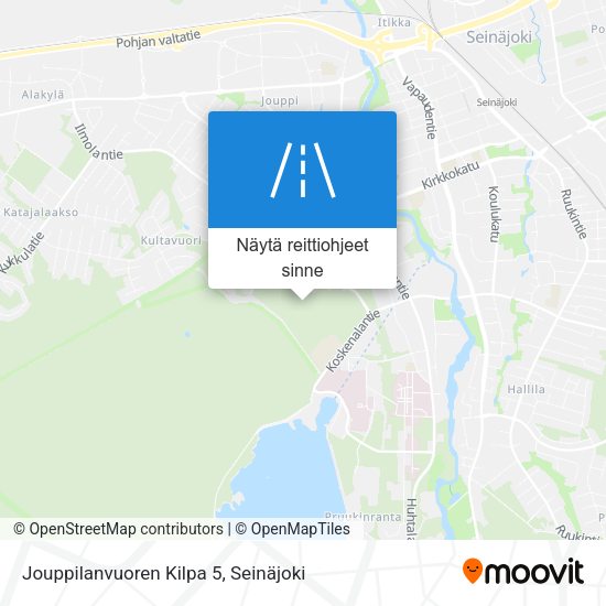 Jouppilanvuoren Kilpa 5 kartta